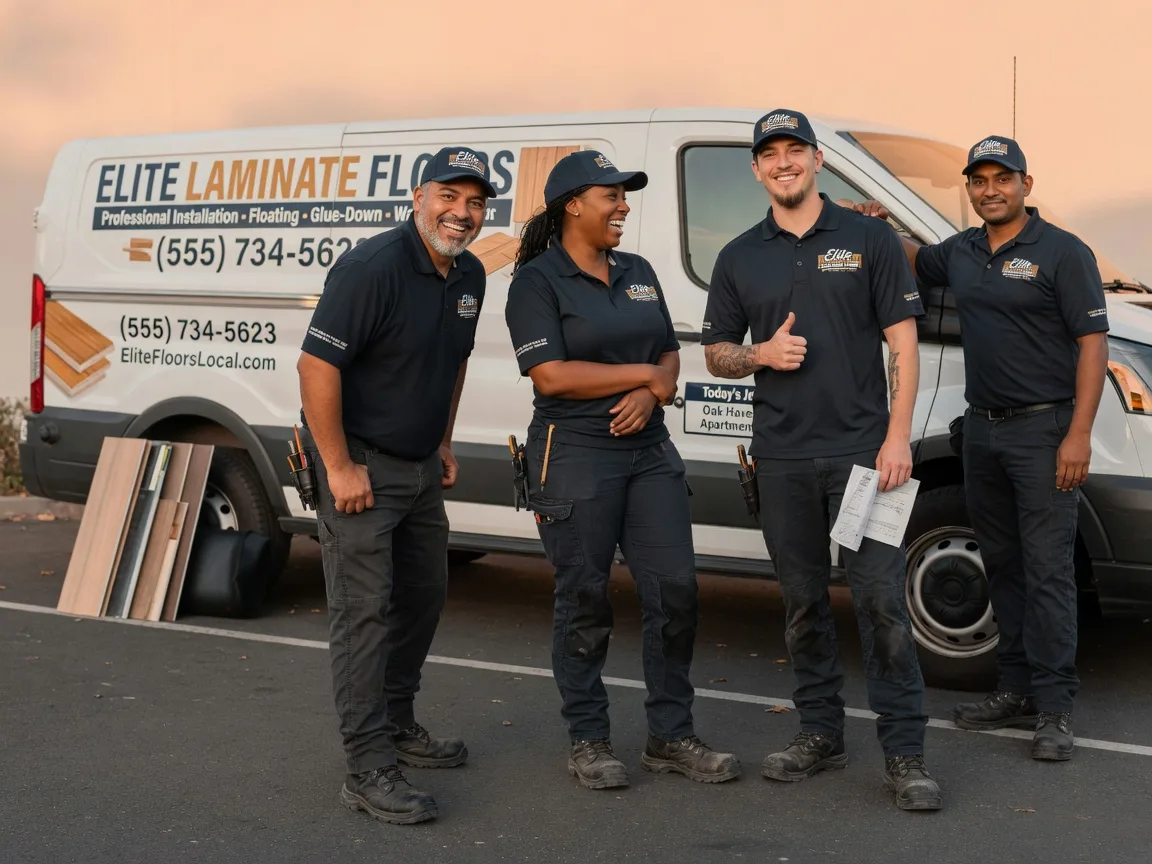 Laminate flooring installation company in Woodburn, IN